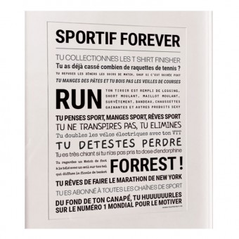Affiche Sportif forever,...
