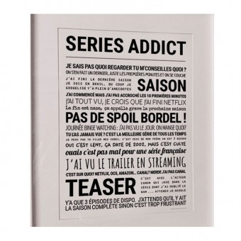 Séries addict poster, humor...