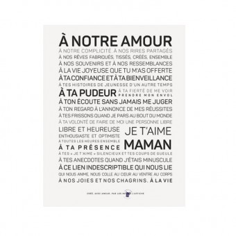 Affiche Maman je t'aime,...