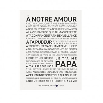Daddy I love you poster,...