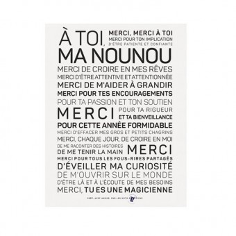 Affiche merci Nounou,...