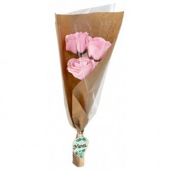 Soap flower bouquet Thank you