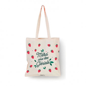 Tote bag Merci vous êtes...