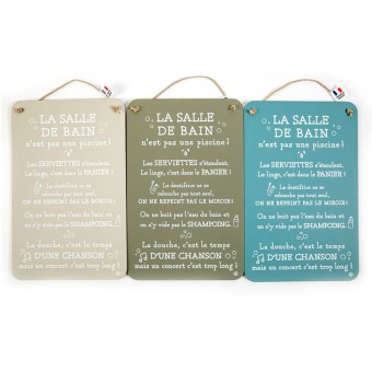 Decorative plaque La salle...