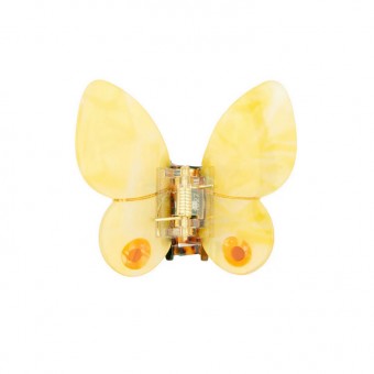 Barrette papillon jaune...