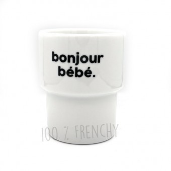 Bonjour bébé ceramic mug,...