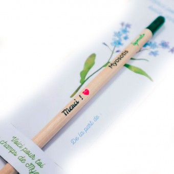 Pencil to plant, Merci...