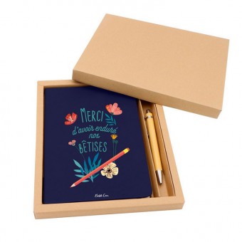 Coffret carnet et stylo...