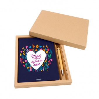 Coffret carnet et stylo...