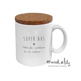 Mug Super AVS, couvercle en...