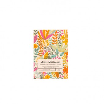 Flower seed sachet, Merci...