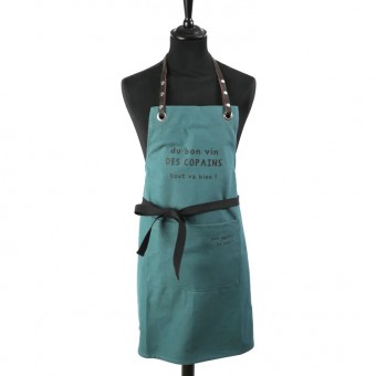 Green kitchen apron Du bon...