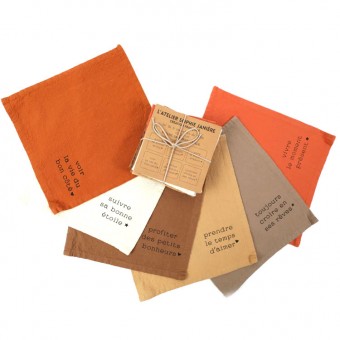 Serviettes Suivre sa bonne...