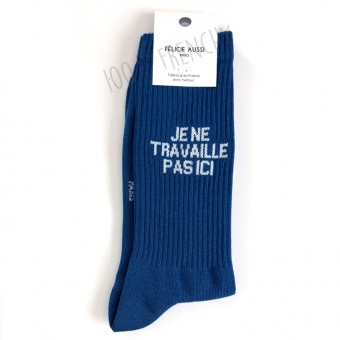 Chaussettes Je ne travaille...