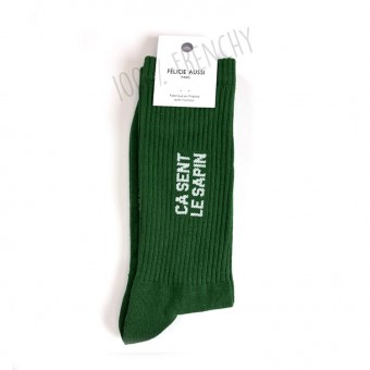 Chaussettes vertes Ca sent...