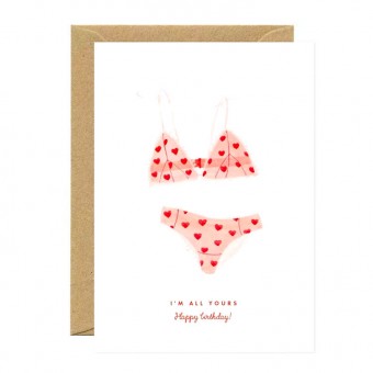 Carte anniversaire Sexy...