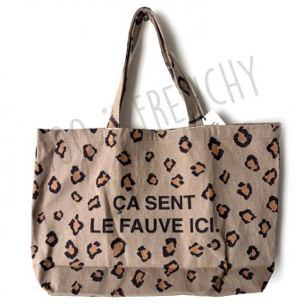 Cabas Ca sent le fauve ici...