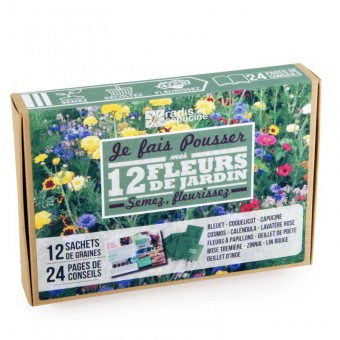 Kit de 12 fleurs de jardin...