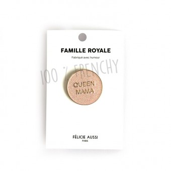 Queen mama glitter pin...