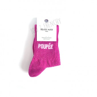 Chaussettes roses Poupée...