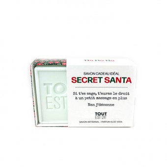 Secret Santa soap All is said
