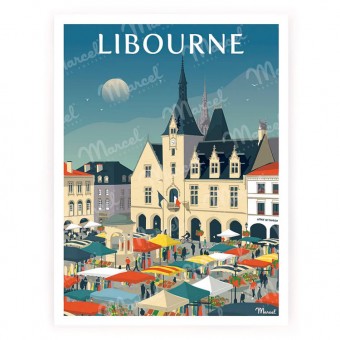 Libourne Place du Marché...