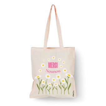 Tote bag Merci Nounou,...