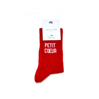 Chaussettes rouges à...