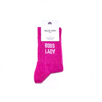 Chaussettes roses Boss Lady...