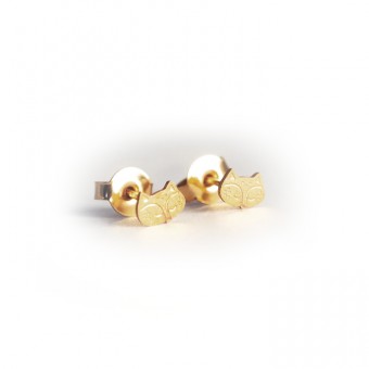 Adorabili mini fox earrings