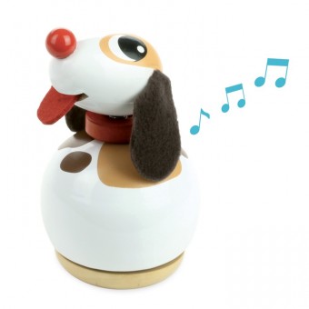 Vilac wooden dog music box
