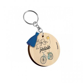 Wooden key ring Le Roi de...