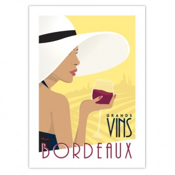 Grande affiche 50 x 70 Vins...