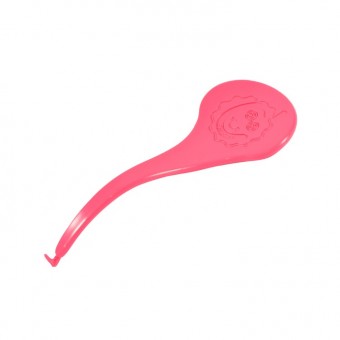 Pink plastic bracelet hook