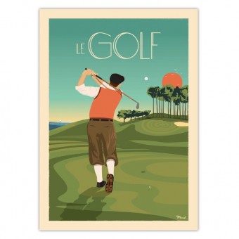 Large 50 x 70 Golf poster,...
