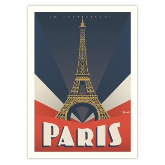 Large 50 x 70 poster Paris...