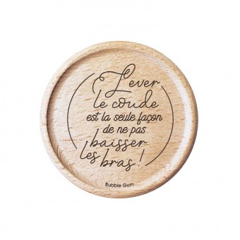 Engraved wooden coasters,...