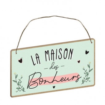 Wall plaque, La maison des...