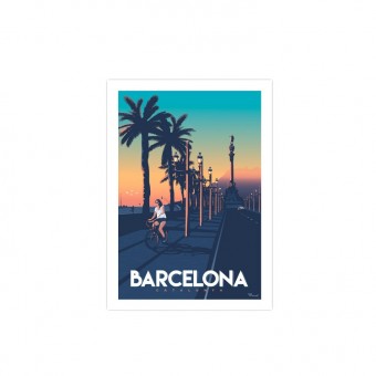 Small poster 30 x 40 Barcelona