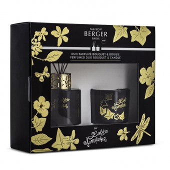 Coffret bougie et bouquet...