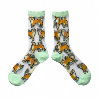 Coucou Suzette Shiba socks,...