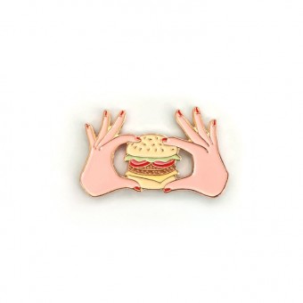 Coucou Suzette burger pin