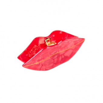 Mouth-shaped hair clip...