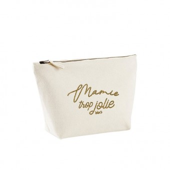 Trousse en coton bio Mamie...