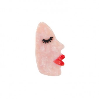 Woman's face hair clip...