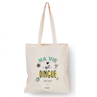 Tote bag en coton Ma vie...