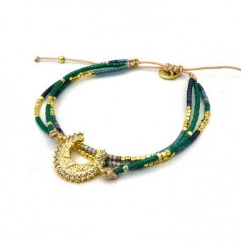 Bracelet lune multirang...