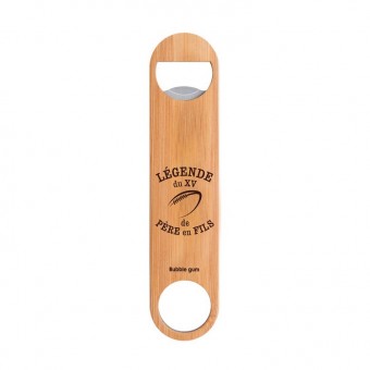 Wooden bottle opener...