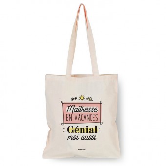 Tote bag en coton Maîtresse...