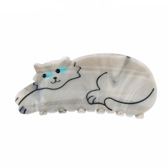 Grey cat hair clip Coucou...